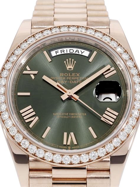 40mm bussdown rolex preowned.